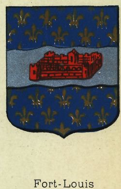Blason de Fort-Louis/Coat of arms (crest) of {{PAGENAME