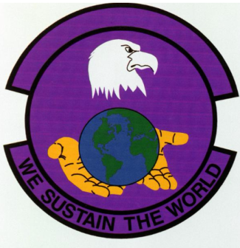 Coat of arms (crest) of the 14th Logistics Squadron, US Air Force