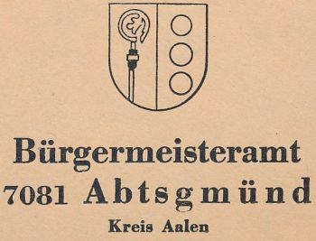 Wappen von Abtsgmünd