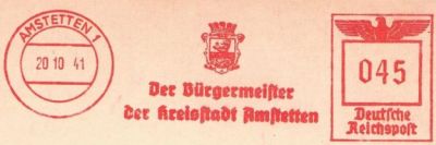Wappen von Amstetten (Niederösterreich)/Coat of arms (crest) of Amstetten (Niederösterreich)