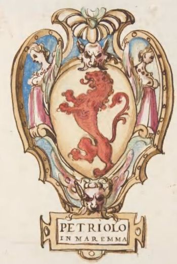 Stemma di Petriolo (Monticiano)/Arms (crest) of Petriolo (Monticiano)
