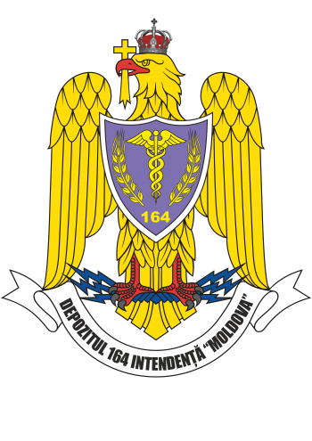 Coat of arms (crest) of the 164th Quartermaster Depot Moldova, Romanian Army