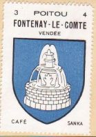 Blason de Fontenay-le-Comte/Arms (crest) of Fontenay-le-Comte