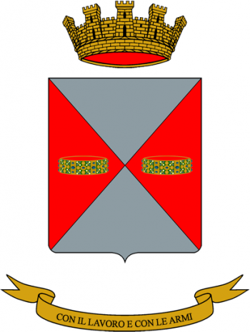 Coat of arms (crest) of the Goito Logistics Battalion, Italian Army