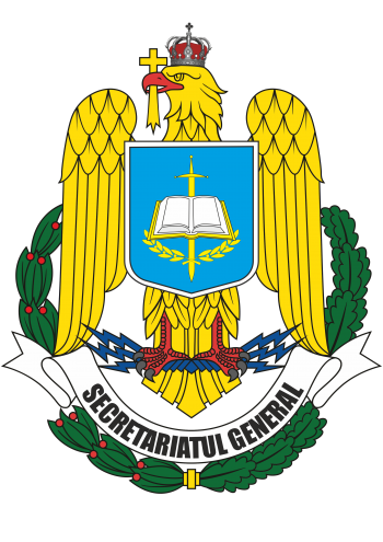 Coat of arms (crest) of the General Secretariat of the Ministry of Defence, Romania