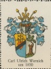 Wappen von Carl Ulrich Wernich