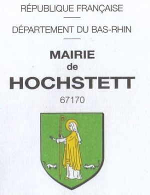 Blason de Hochstett/Coat of arms (crest) of {{PAGENAME