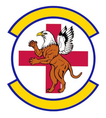 Coat of arms (crest) of the 81st Operational Medical Readiness Squadron, US Air Force
