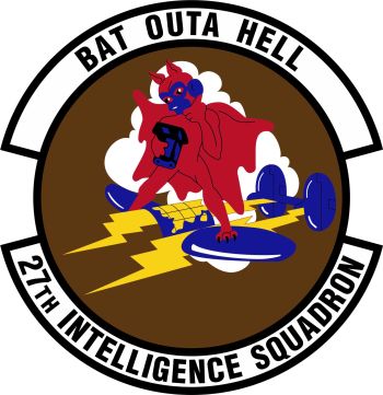 Coat of arms (crest) of the 27th Intelligence Squadron, US Air Force