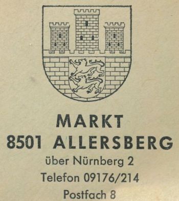 Wappen von Allersberg