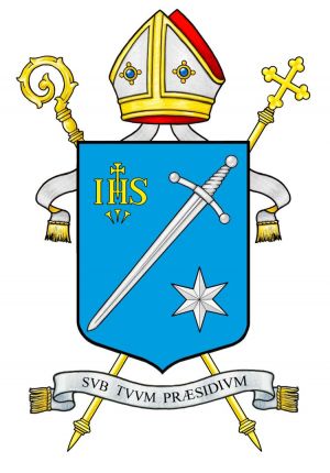 Arms (crest) of Diocese of Macerata-Tolentino-Recanati-Cingoli-Treia