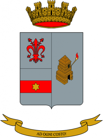 Coat of arms (crest) of the 4th Signal Battalion Gardena, Italian Army