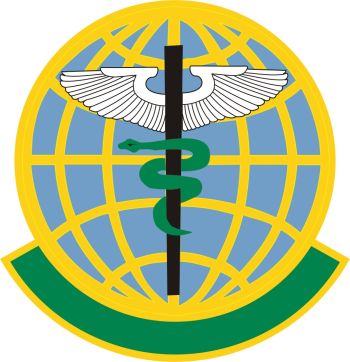 Coat of arms (crest) of the 325th Medical Operations Squadron, US Air Force