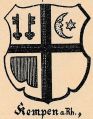 Wappen von Kempen/ Arms of Kempen