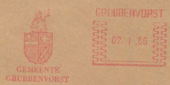 Wapen van Grubbenvorst/Coat of arms (crest) of Grubbenvorst