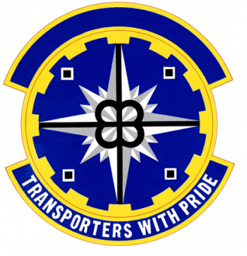 Coat of arms (crest) of the 410th Transportation Squadron, US Air Force