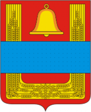 Arms (crest) of Khlevensky Rayon