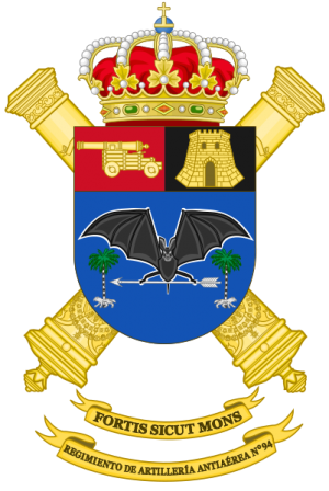 94th Air Defence Artillery Regiment, Spanish Army.png