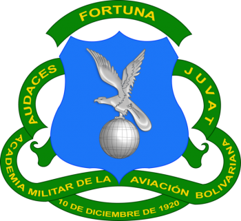 Coat of arms (crest) of the Military Academy of the Bolivarian Aviation, Air Force of Venezuela