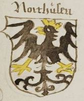 Wappen von Nordhausen/Arms (crest) of NordhausenThe arms in a manuscript from 1514