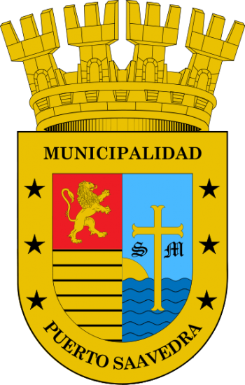 Escudo de Puerto Saavedra/Arms (crest) of Puerto Saavedra