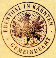 Wappen von Ebenthal in Kärnten/Arms (crest) of Ebenthal in Kärnten