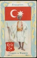 Arms, Flags and Folk Costume trade card Natrogat Ägypten
