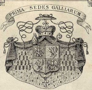 Arms of Louis-Jacques-Maurice de Bonald