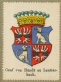 Wappen Graf von Hundt zu Lautterbach nr. 272 Graf von Hundt zu Lautterbach