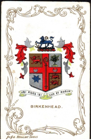 Arms (crest) of Birkenhead (England)