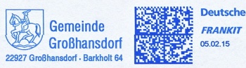 Wappen von Grosshansdorf/Coat of arms (crest) of Grosshansdorf