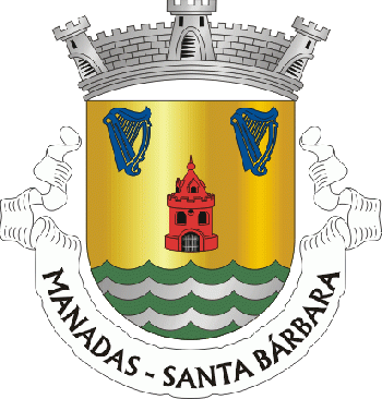 Brasão de Santa Bárbara de Manadas/Arms (crest) of Santa Bárbara de Manadas