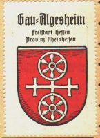 Wappen von Gau-Algesheim/Arms (crest) of Gau-Algesheim