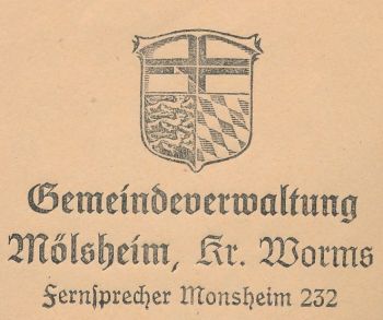 Wappen von Mölsheim/Coat of arms (crest) of Mölsheim