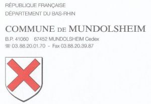 Blason de Mundolsheim/Coat of arms (crest) of {{PAGENAME