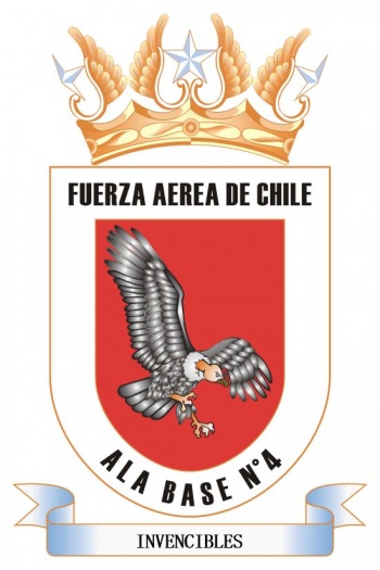 Coat of arms (crest) of the Ala Base 4 of the Air Force of Chile
