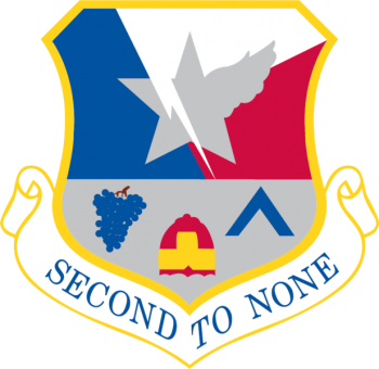 Coat of arms (crest) of the 136th Airlift Wing, Texas Air National Guard