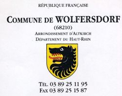 Blason de Wolfersdorf/Arms (crest) of Wolfersdorf