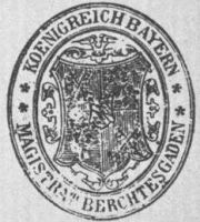 Wappen von Berchtesgaden/Arms (crest) of Berchtesgaden