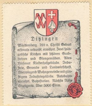 Wappen von Ditzingen/Coat of arms (crest) of Ditzingen