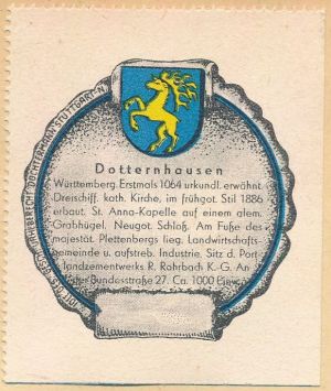 Wappen von Dotternhausen/Coat of arms (crest) of Dotternhausen