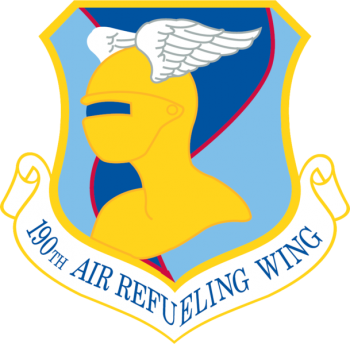 Coat of arms (crest) of the 190th Air Refueling Wing, Kansas Air National Guard