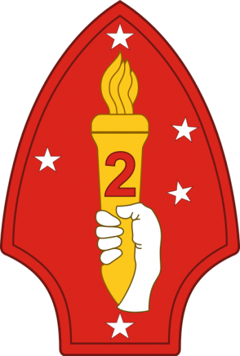 Coat of arms (crest) of the 2nd Marine Division, USMC