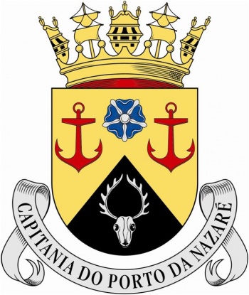 Coat of arms (crest) of the Harbour Captain of Nazaré, Portuguese Navy