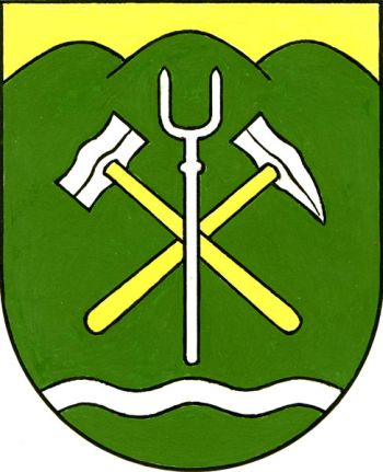 Arms (crest) of Podlesí (Příbram)