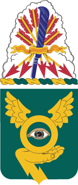 Arms of 1st Military Intelligence Battalion, US Army