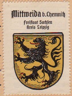 Wappen von Mittweida/Coat of arms (crest) of Mittweida