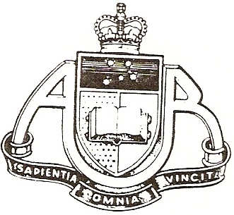 Coat of arms (crest) of the Adelaide University Regiment, Australia