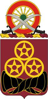 Coat of arms (crest) of 6th Transportation Battalion, US Army