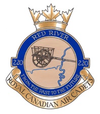 Coat of arms (crest) of the No 220 (Red River) Squadron, Royal Canadian Air Cadets